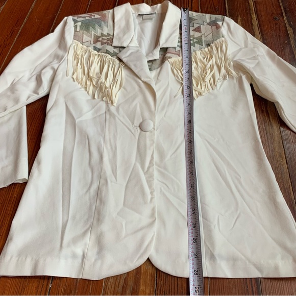 Hot Stuff Western Southwest Print Fringe Blazer - Picture 14 of 15